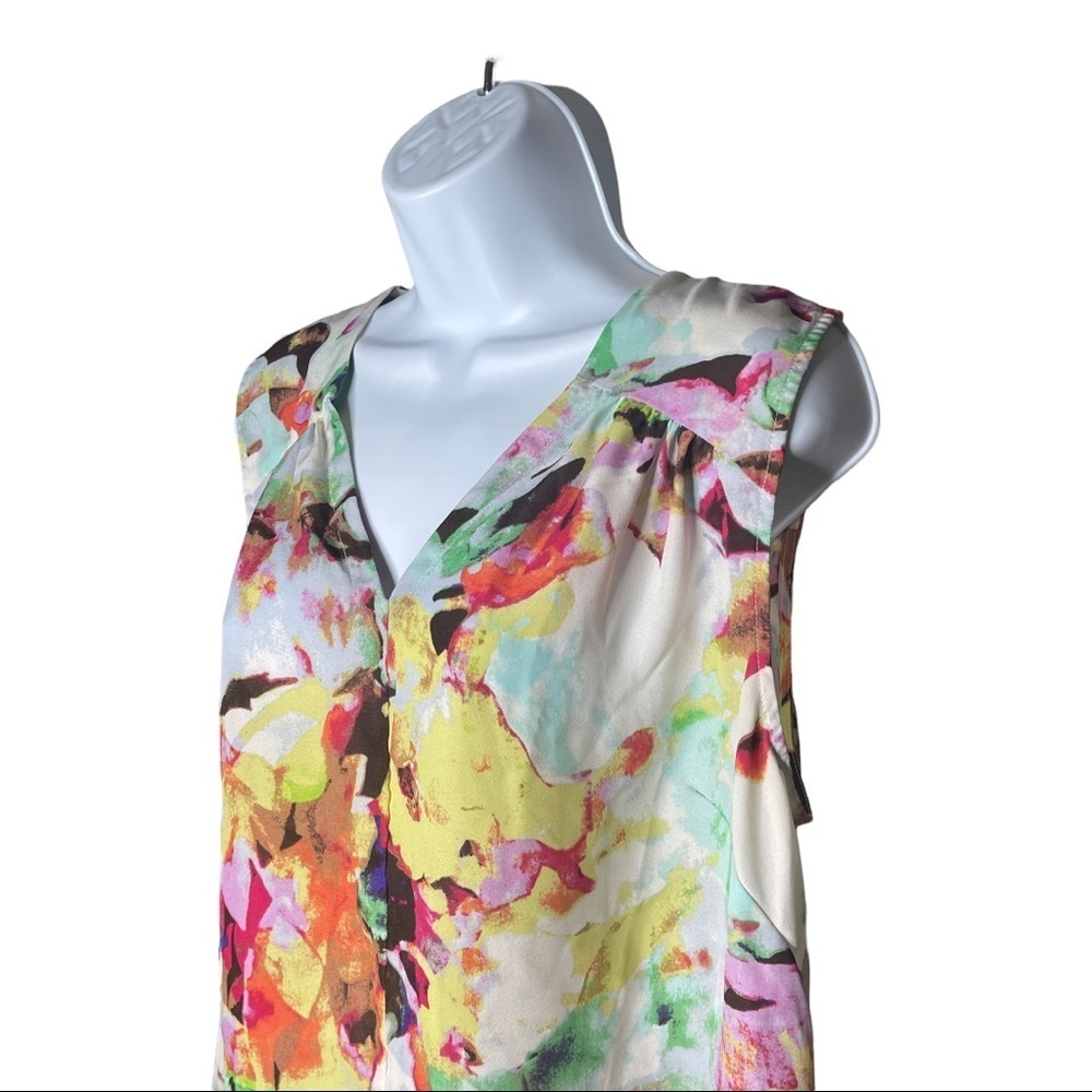 Violet + Claire Plus Size Floral Hi-Lo Slinky Top 1X - Picture 2 of 7